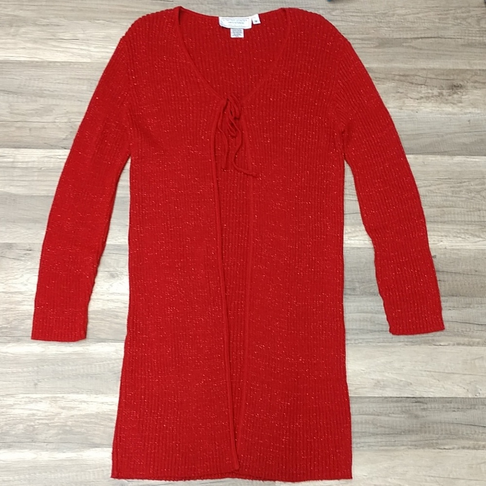 Open Front Maxi Length Cardigan - Picture 2 of 8
